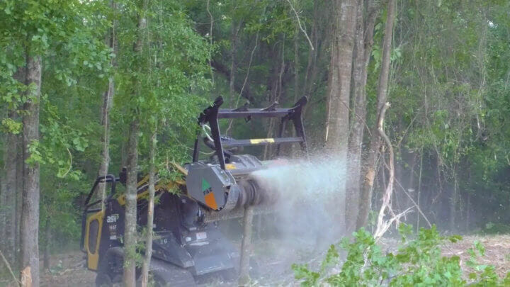 Forestry Mulcher and Stump Grinder in Maine